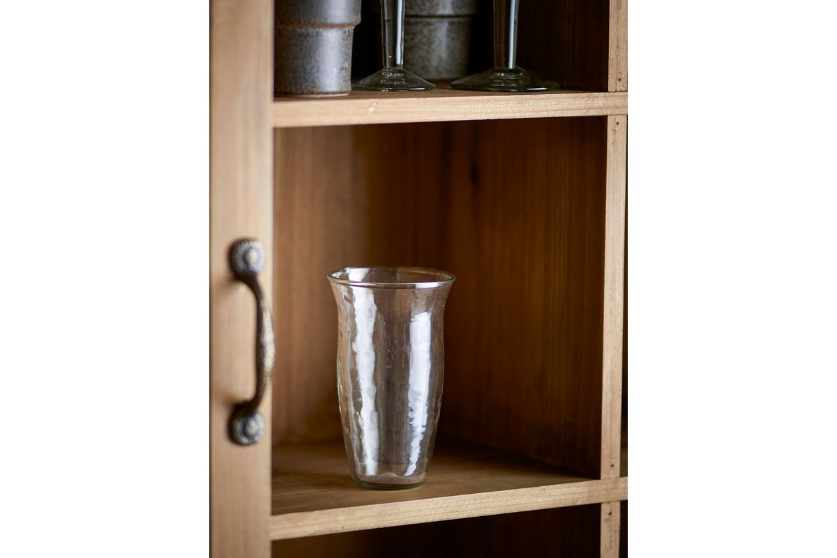 Asami drinkglazen – glas met gehamerd structuur (set van 4)