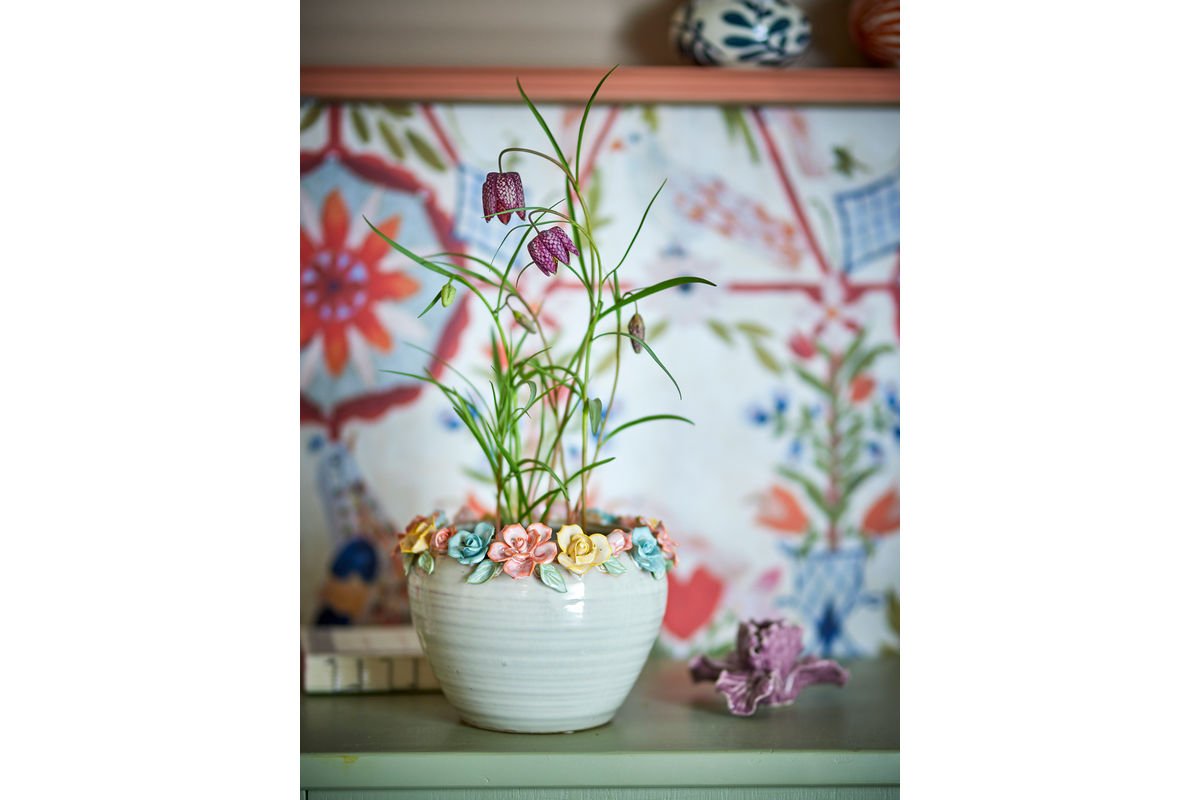 Bloempot „Florena“ – Gekleurd steengoed