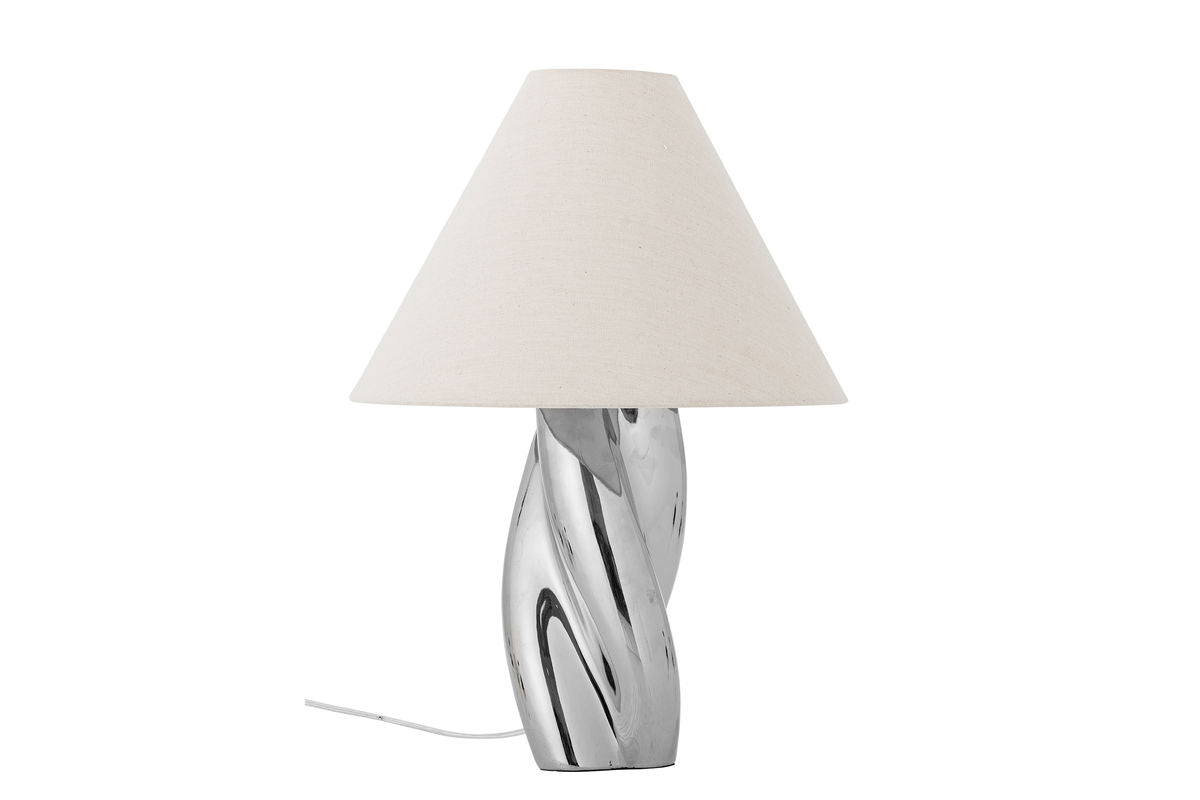 Tafellamp Astro - verzilverd steengoed