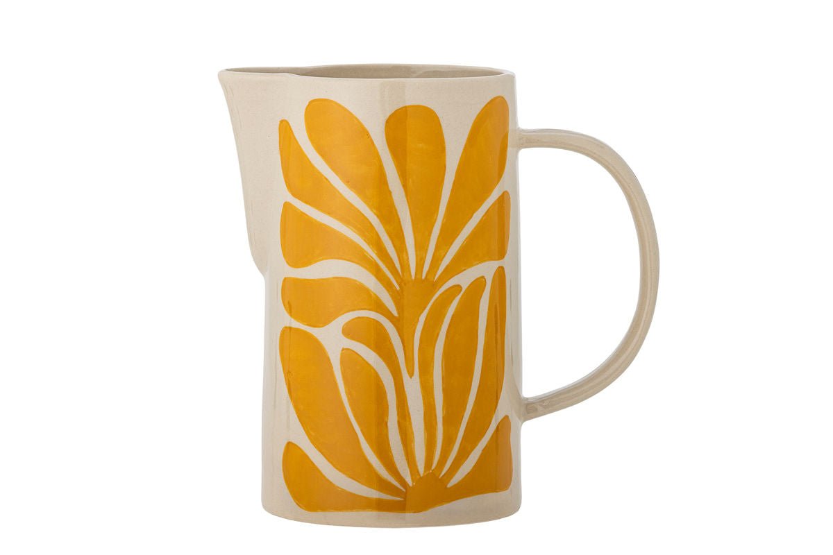 Krug Solis – met de hand beschilderd aardewerk in geel