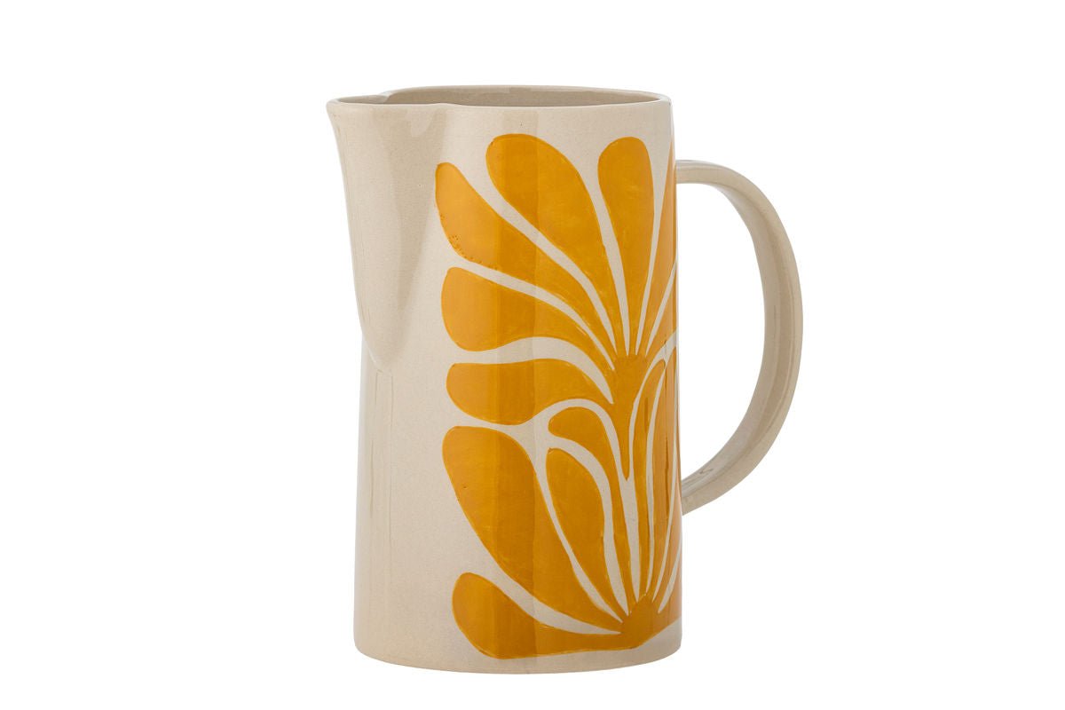 Krug Solis – met de hand beschilderd aardewerk in geel