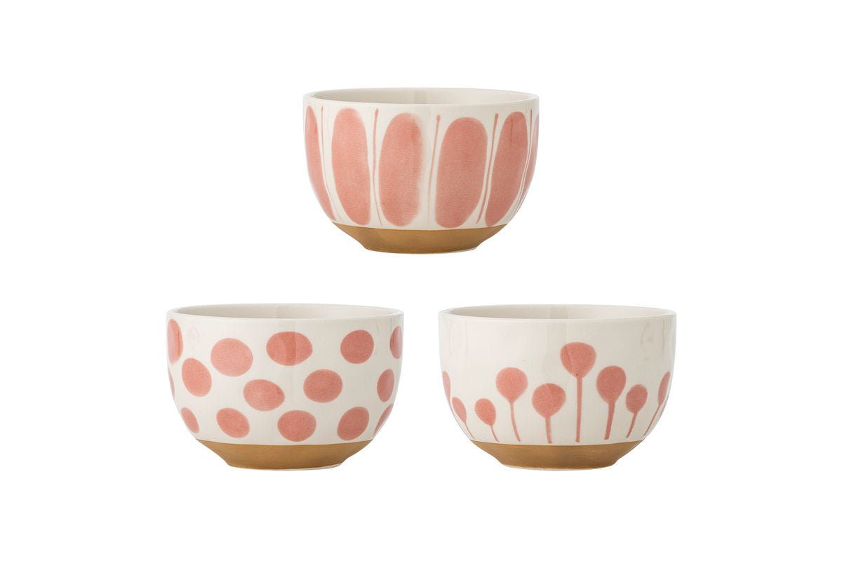 Schaal Loréa – gemaakt van steengoed - set van 3