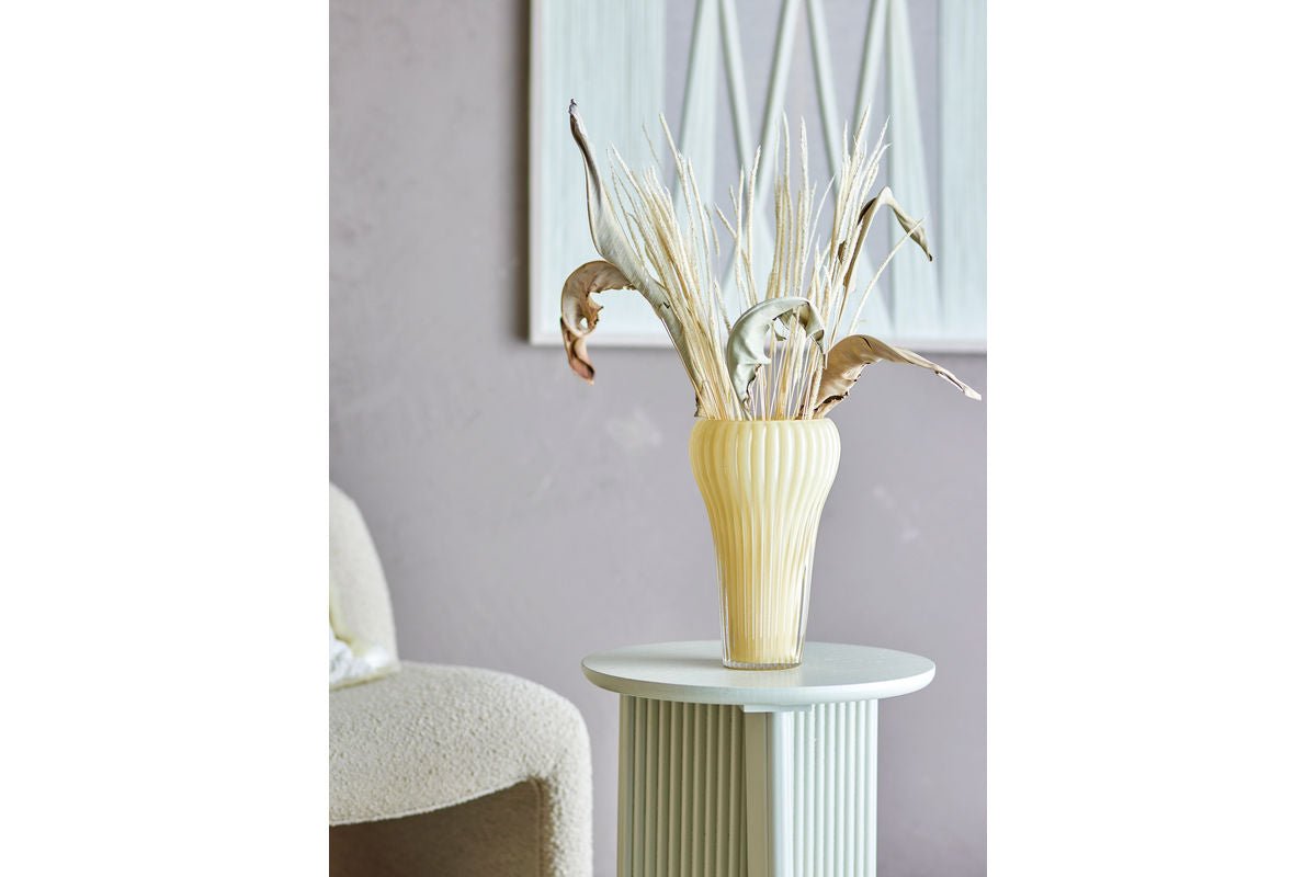 Vaas „Solene“ – Geel glas