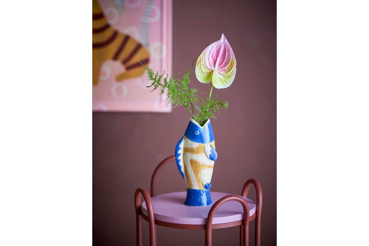 Vaas „Maris“ – Blauwe steengoed