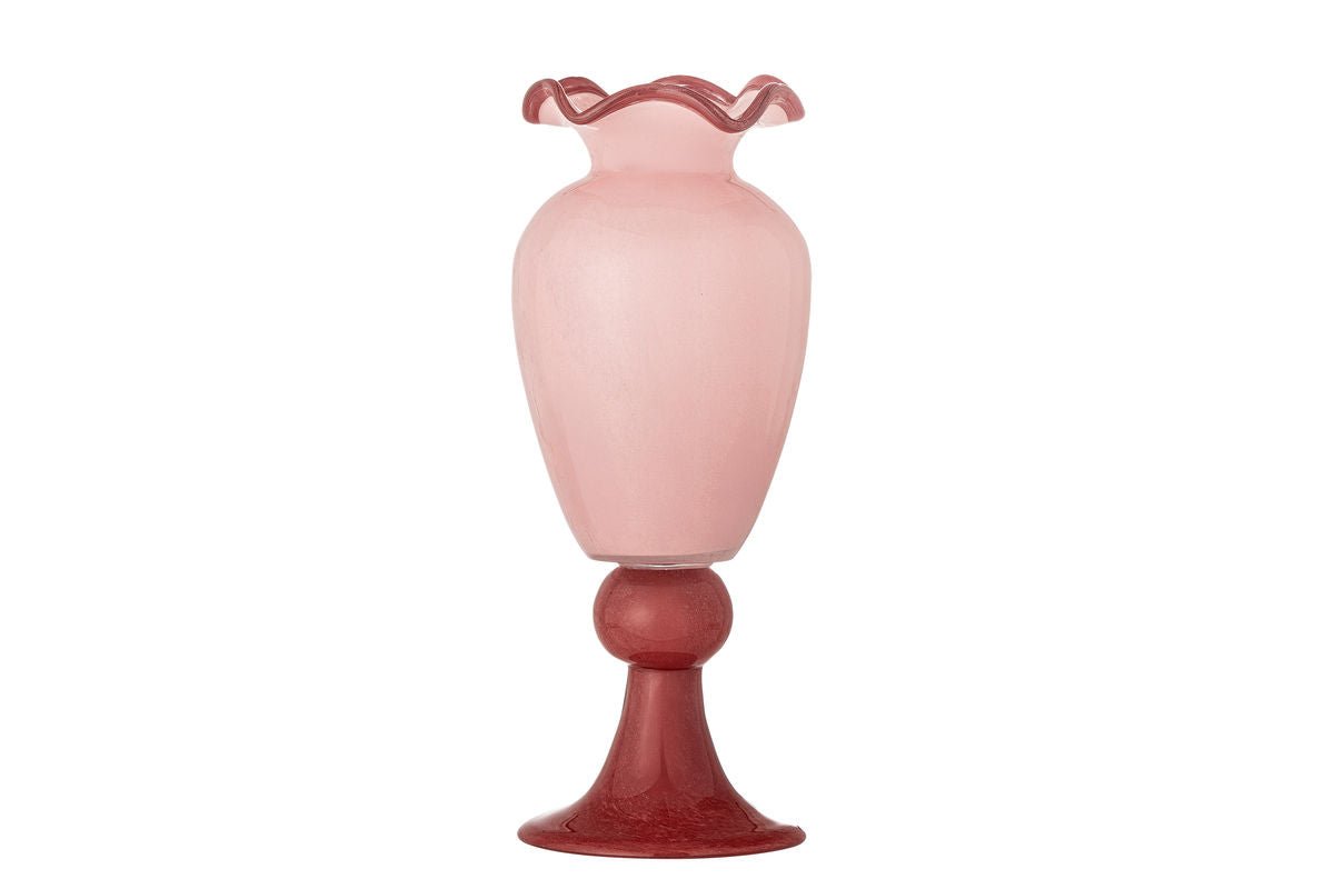 Vaas „Roselle“ – Roze gekleurd glas