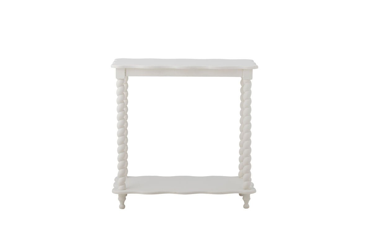 Konsolentafel Liva – Witte MDF-tafel met plank