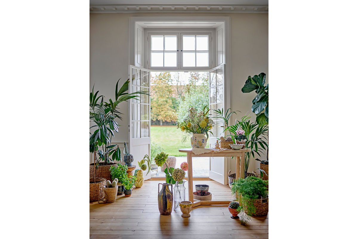 Bloempot „Amalfi“ – Geel steengoed