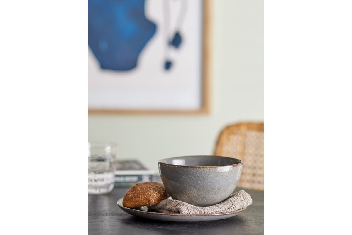 Ontbijtset Elani – Steengoed met handgemaakt karakter (12-delig)