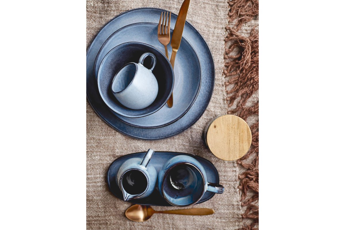 Ontbijtset Elani – Steengoed met handgemaakt karakter (12-delig)