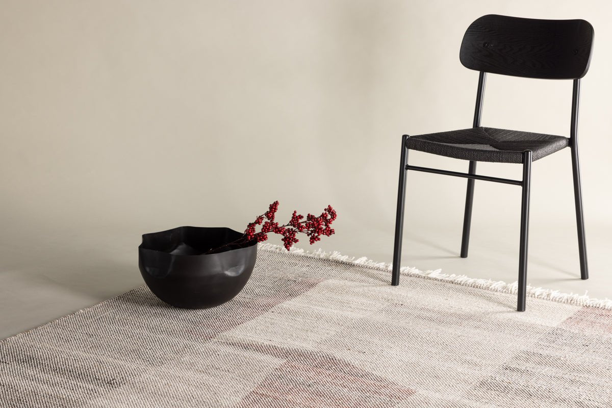 Vloerkleed Nerio – met franjes van wol & polyester