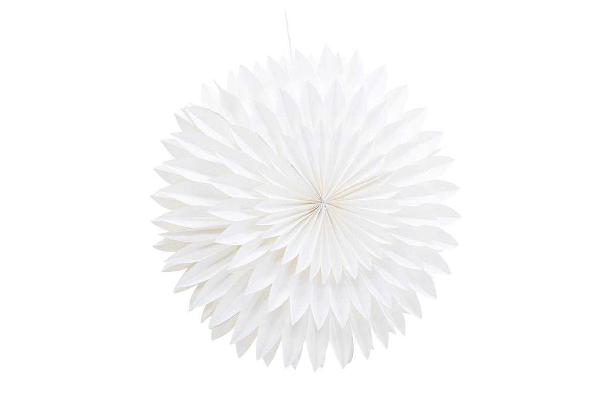 Kerstplafondlamp Starla - witte stervorm in 2 maten