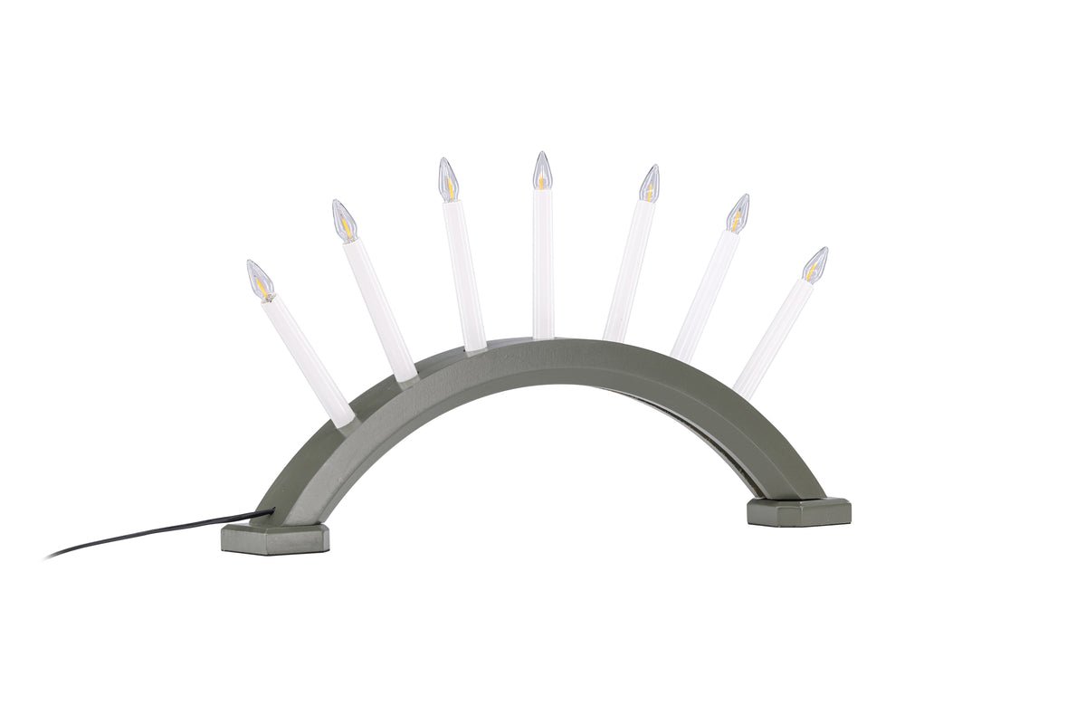 Kerstverlichting Elira - Adventskaarsenhouder met 7 kaarsen