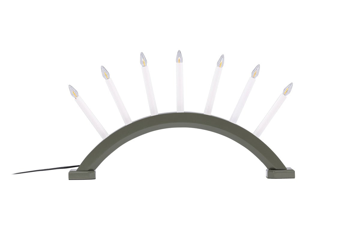 Kerstverlichting Elira - Adventskaarsenhouder met 7 kaarsen