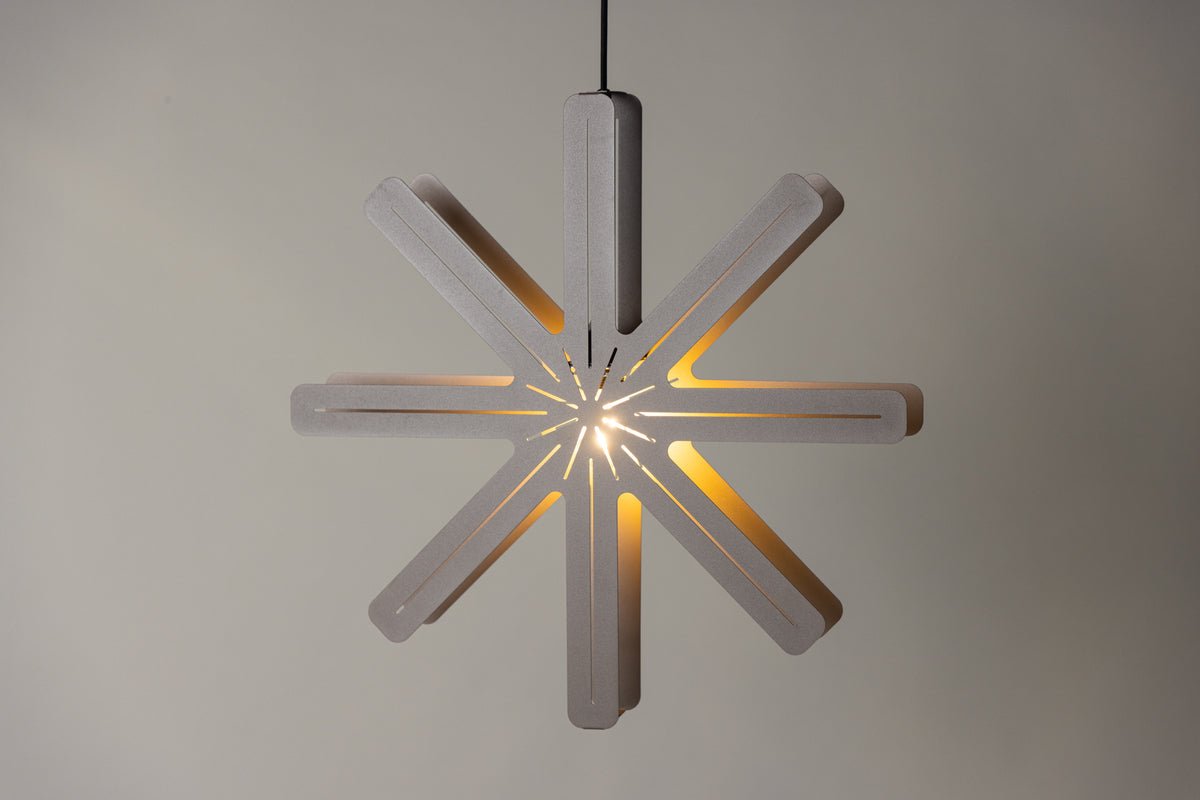 Kerstachtige plafondlamp Liv - in 3 verschillende maten