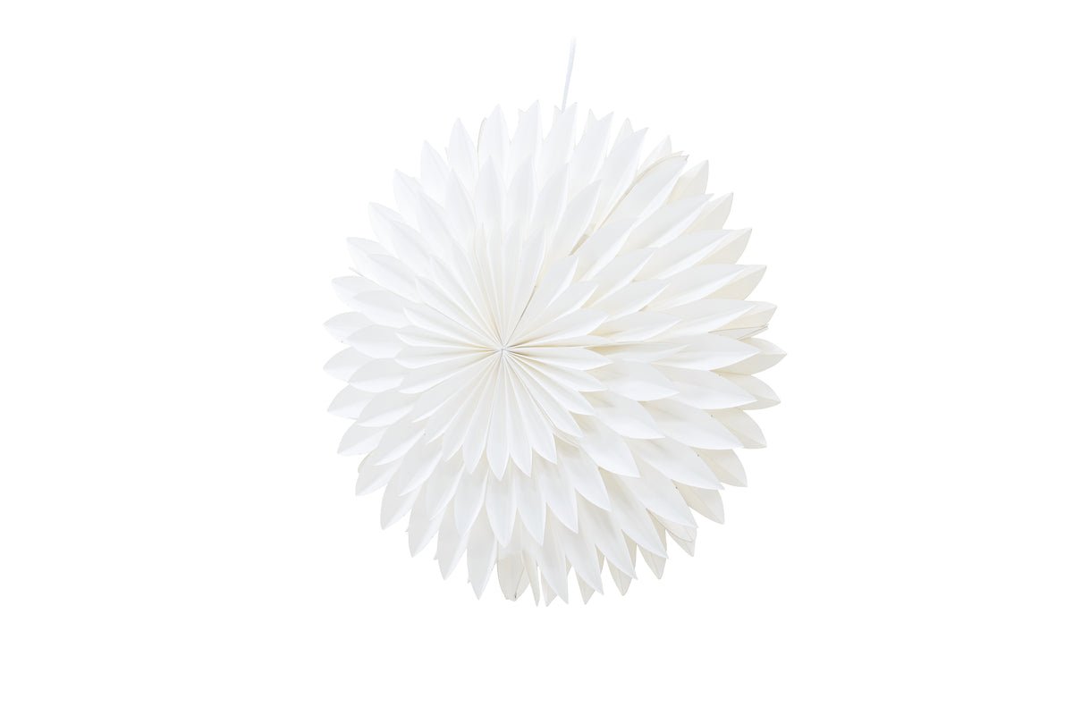 Kerstplafondlamp Starla - witte stervorm in 2 maten