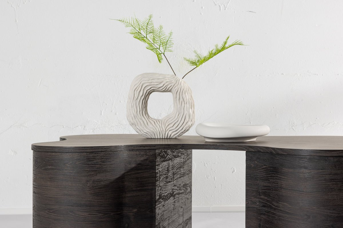 Salontafel Makron - in donkere houtlook