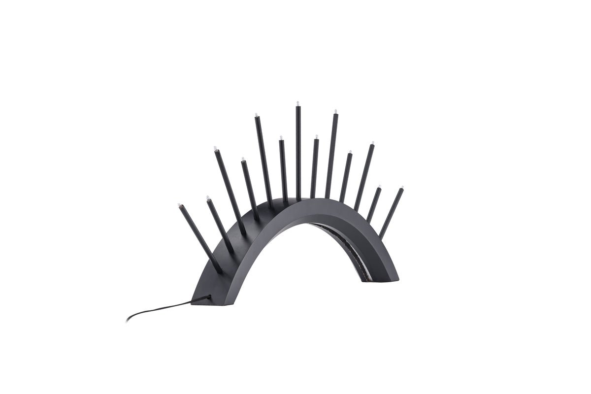 Kerstverlichting Lumin - Ronde boogverlichting in Zwart