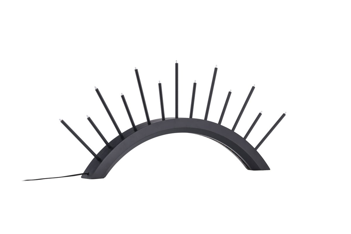 Kerstverlichting Lumin - Ronde boogverlichting in Zwart