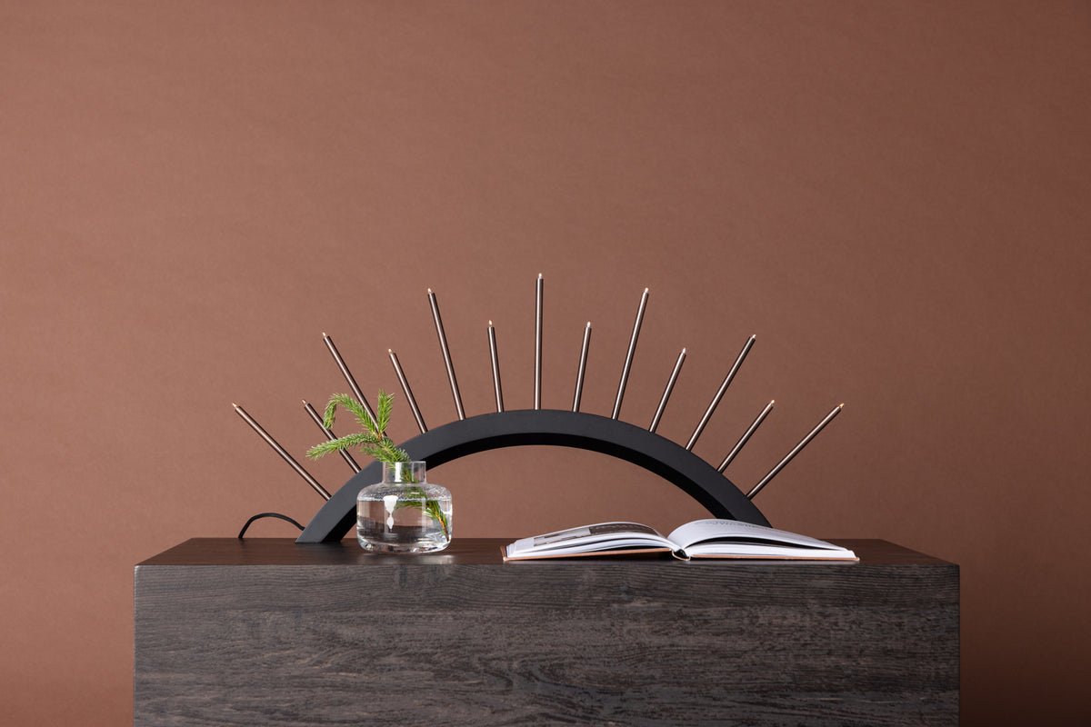 Kerstverlichting Luma - Ronde boog Beige of Zwart