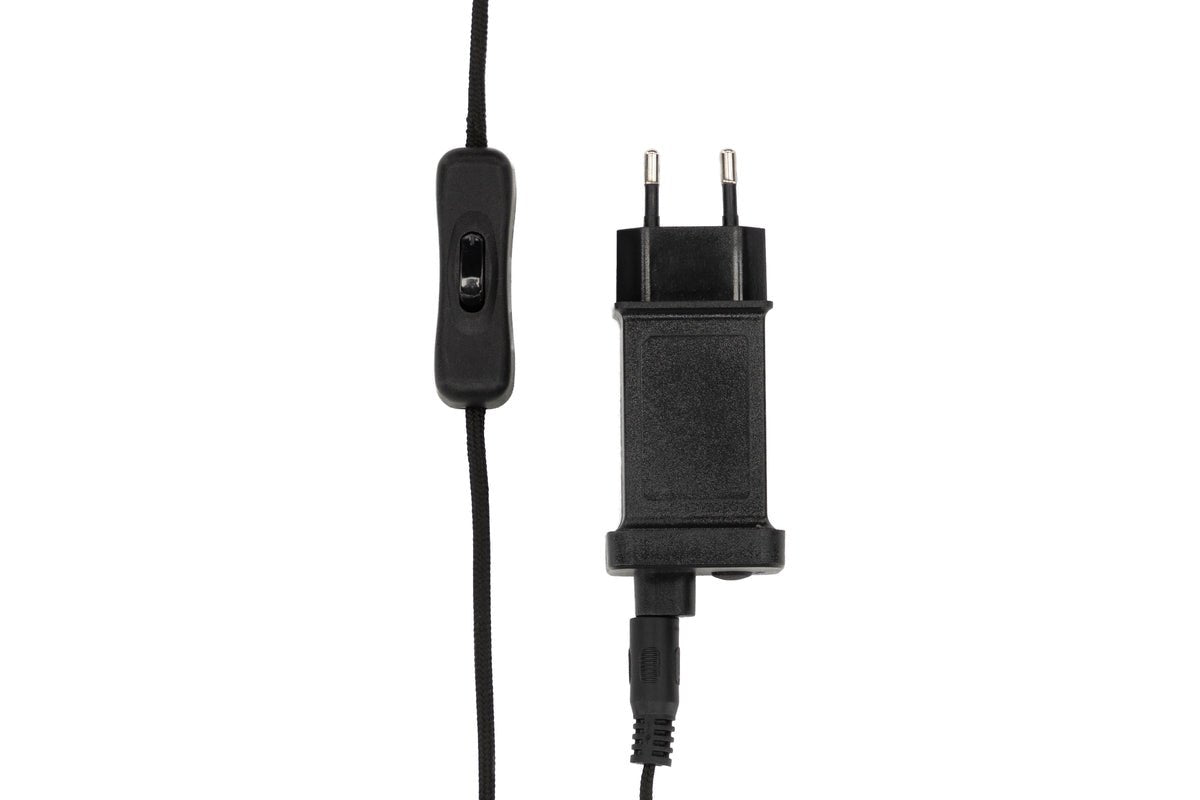 Kerstkaarsenhouder Sneeuwval - 5 kaarsen in zilver of Zwart