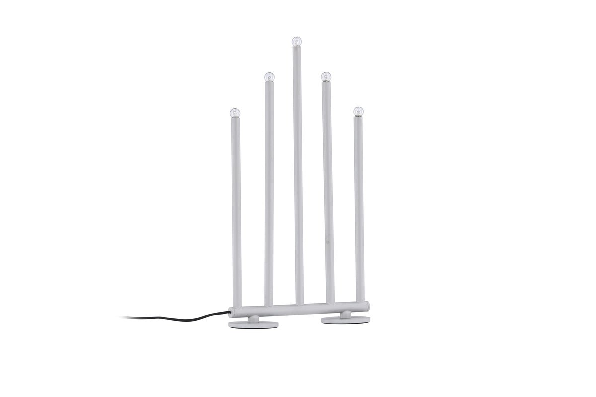 Kerstkaarsenhouder Sneeuwval - 5 kaarsen in zilver of Zwart