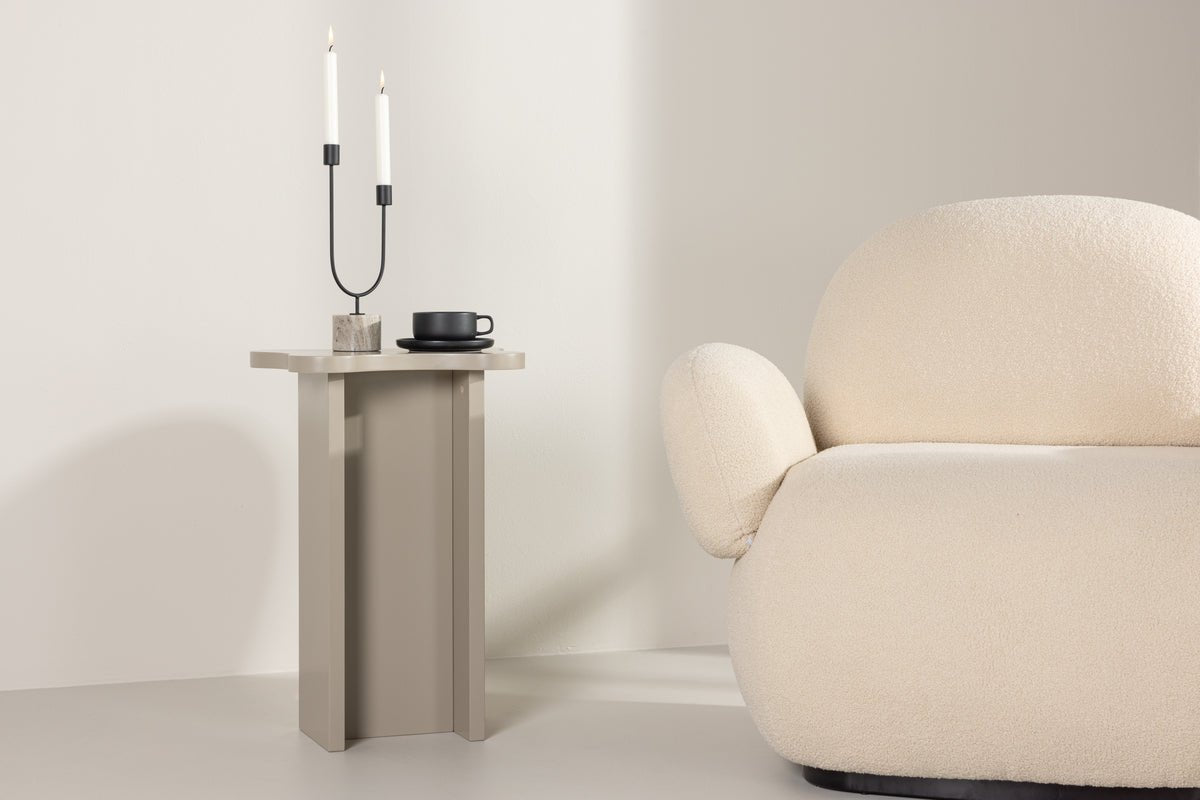 Bijzettafel Naxos – in elegant lichtbruin