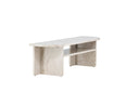 Designer TV-Lowboard Larenzo - Beige in marmerlook
