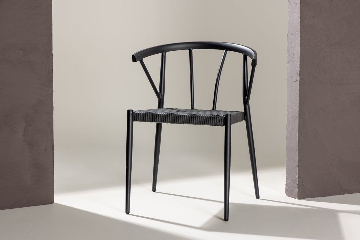 6-delige set - Tuinstoel Tina van rotan/aluminium