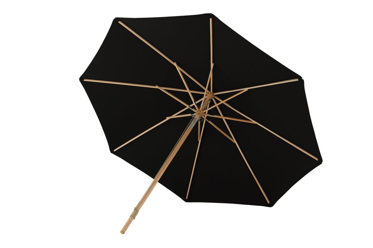 Parasol Ifta – Ø330 cm in keuze uit Zwart of Grijs