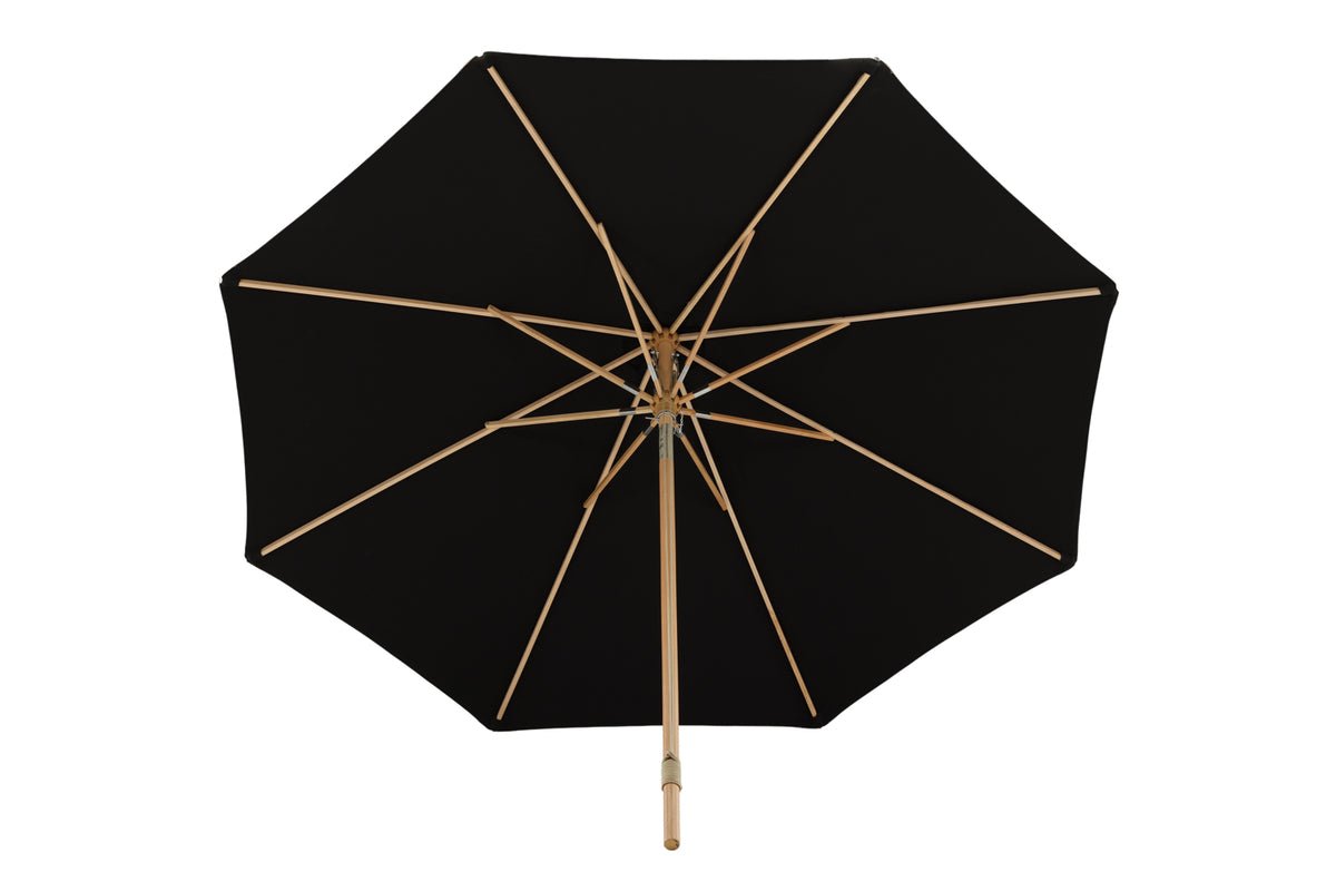 Parasol Ifta – Ø330 cm in keuze uit Zwart of Grijs