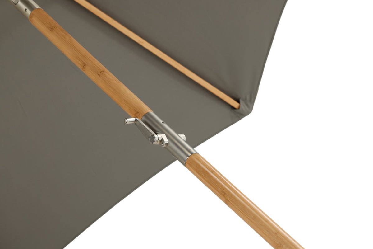 Tuinparasol Boho – Ø270 cm in keuze uit Zwart of Grijs