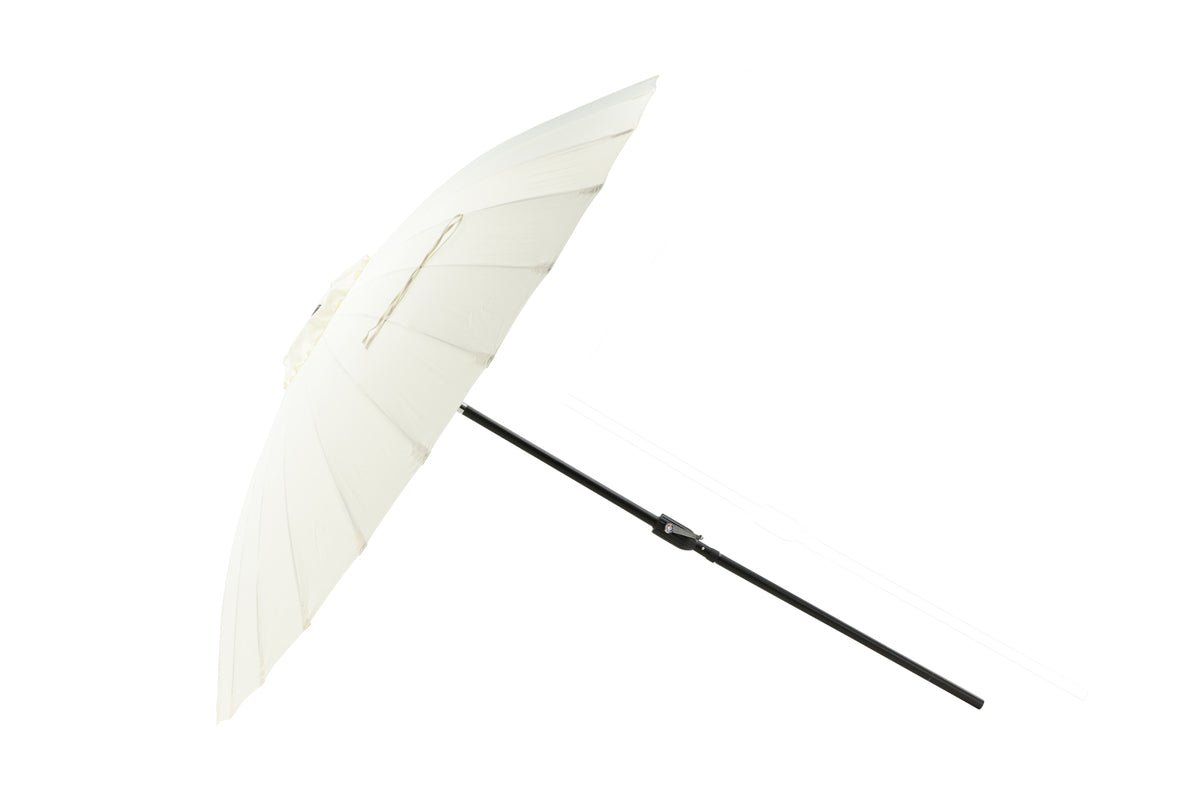 Tuinparasol Palma – Ø270 cm verkrijgbaar in Wit, Zwart, Grijs en Blauw