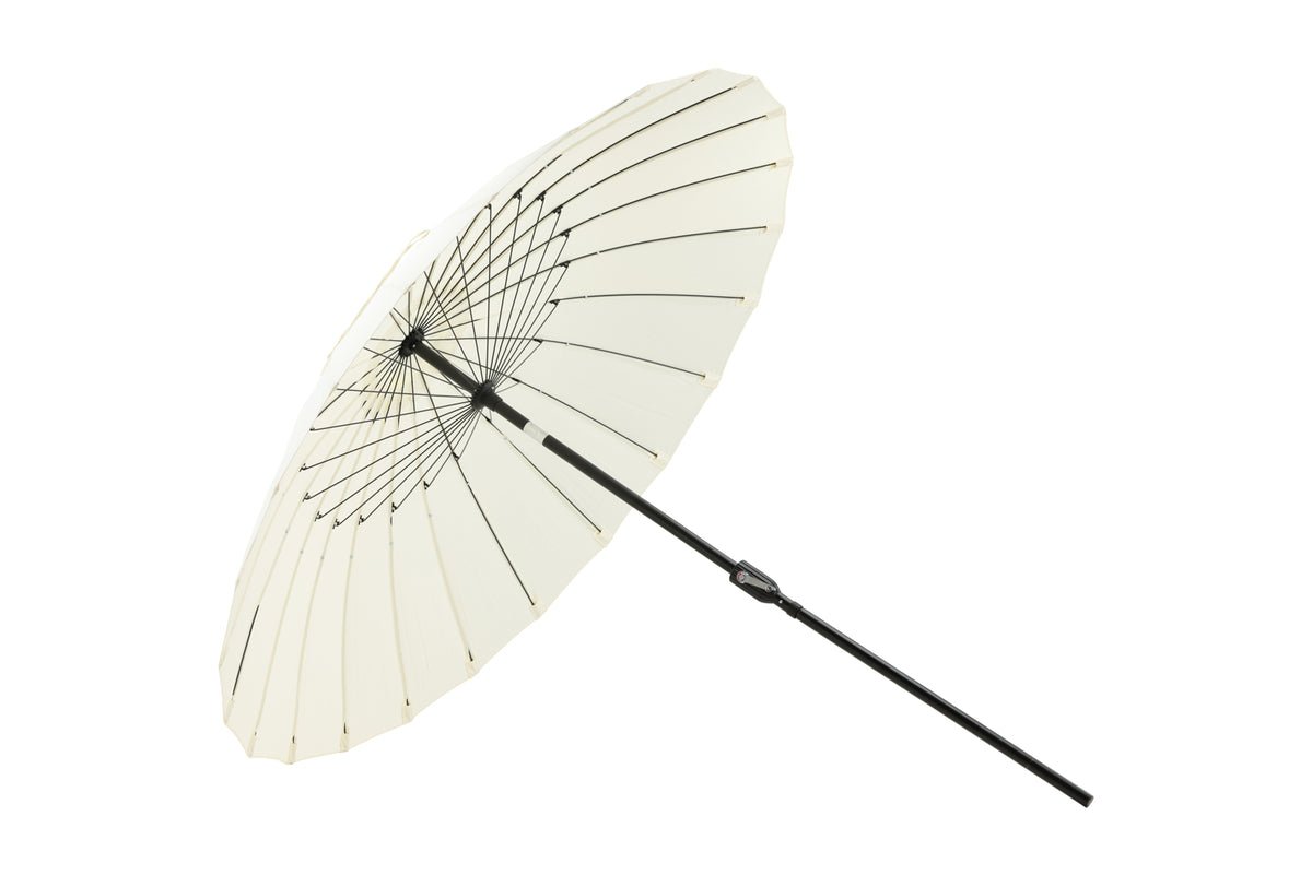 Tuinparasol Palma – Ø270 cm verkrijgbaar in Wit, Zwart, Grijs en Blauw