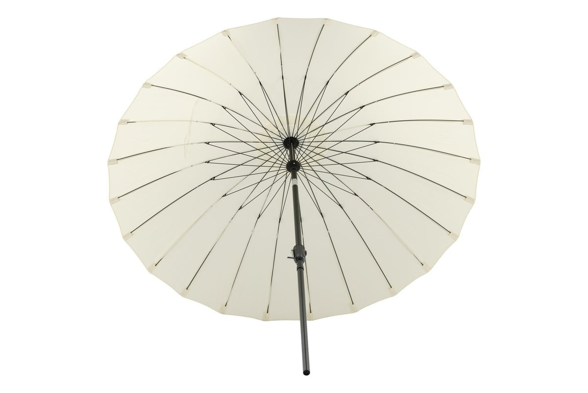 Tuinparasol Palma – Ø270 cm verkrijgbaar in Wit, Zwart, Grijs en Blauw
