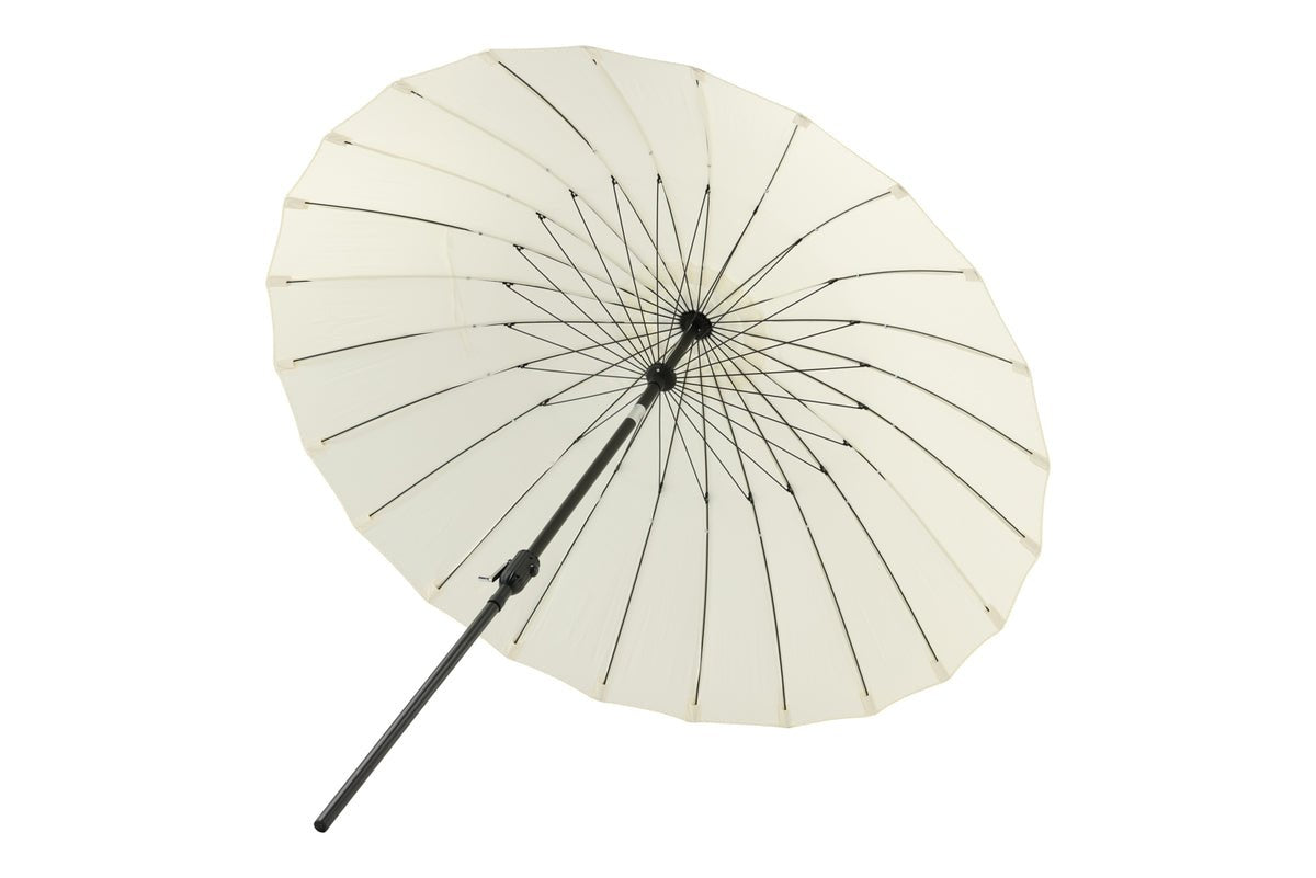 Tuinparasol Palma – Ø270 cm verkrijgbaar in Wit, Zwart, Grijs en Blauw