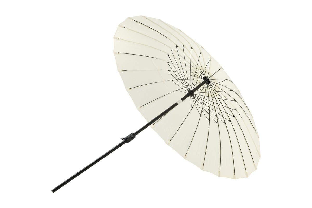 Tuinparasol Palma – Ø270 cm verkrijgbaar in Wit, Zwart, Grijs en Blauw