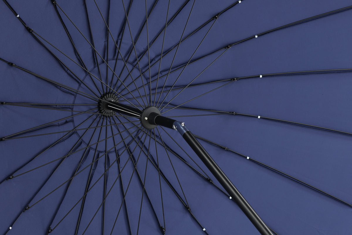 Tuinparasol Palma – Ø270 cm verkrijgbaar in Wit, Zwart, Grijs en Blauw