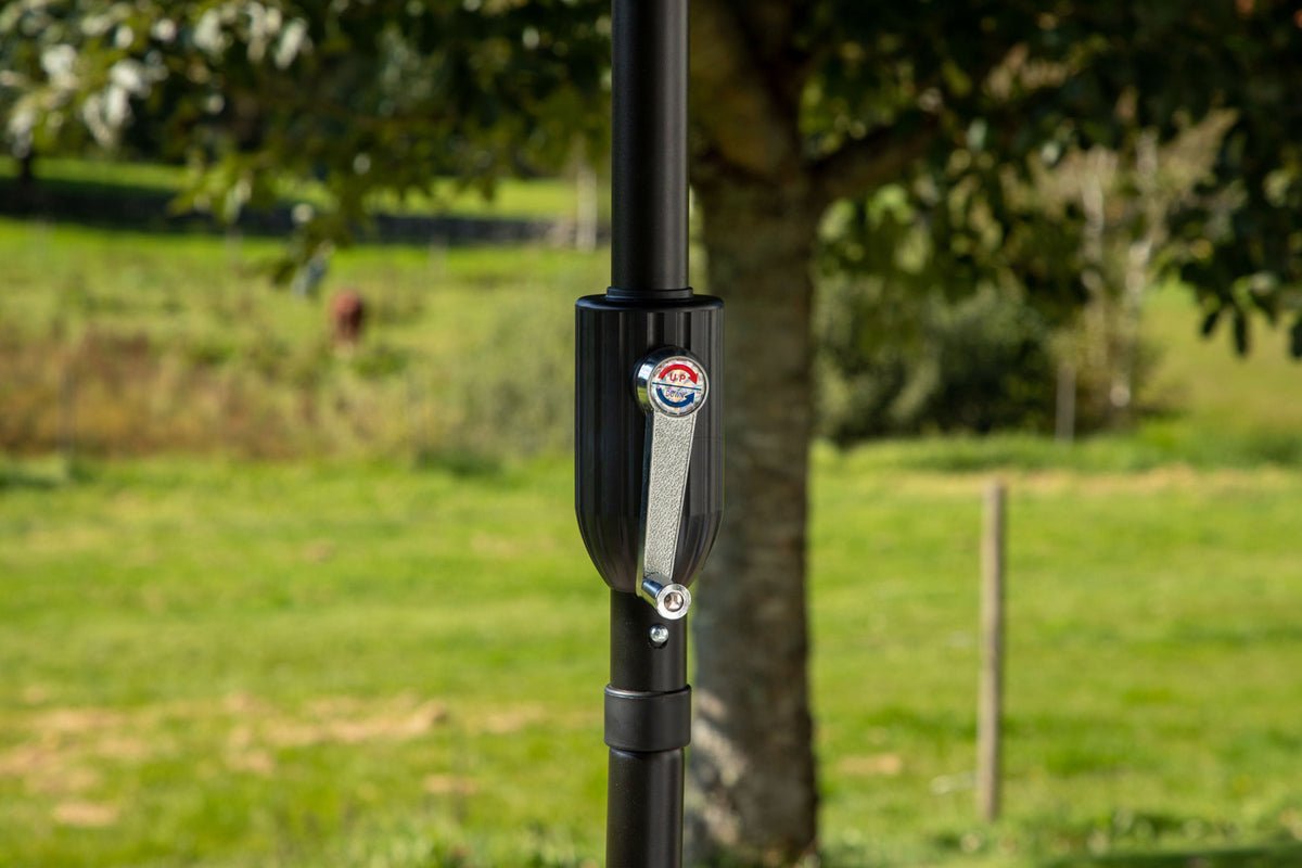 Tuinparasol Palma – Ø270 cm verkrijgbaar in Wit, Zwart, Grijs en Blauw