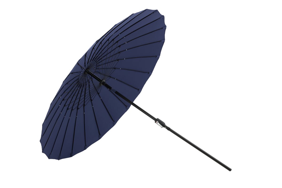 Tuinparasol Palma – Ø270 cm verkrijgbaar in Wit, Zwart, Grijs en Blauw