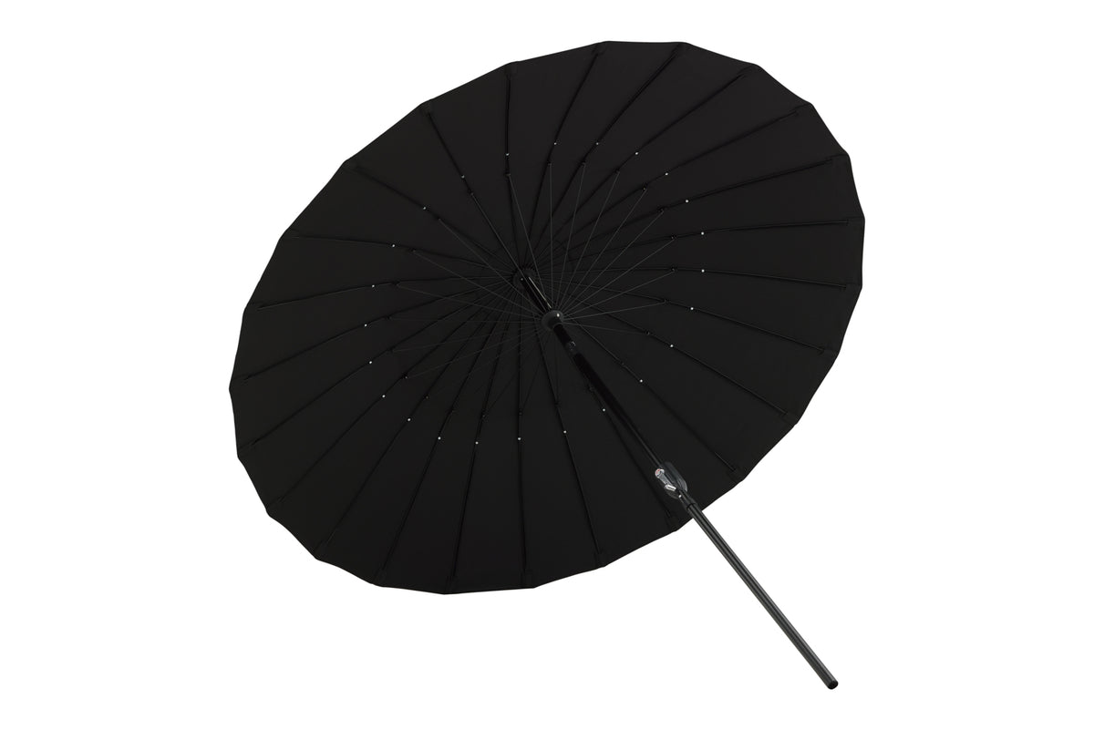 Tuinparasol Palma – Ø270 cm verkrijgbaar in Wit, Zwart, Grijs en Blauw