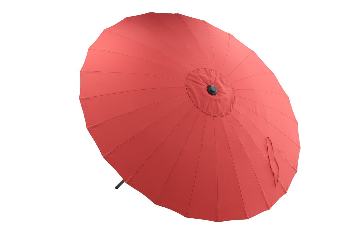 Parasol Rivierra – Ø270 cm in de kleur Rood