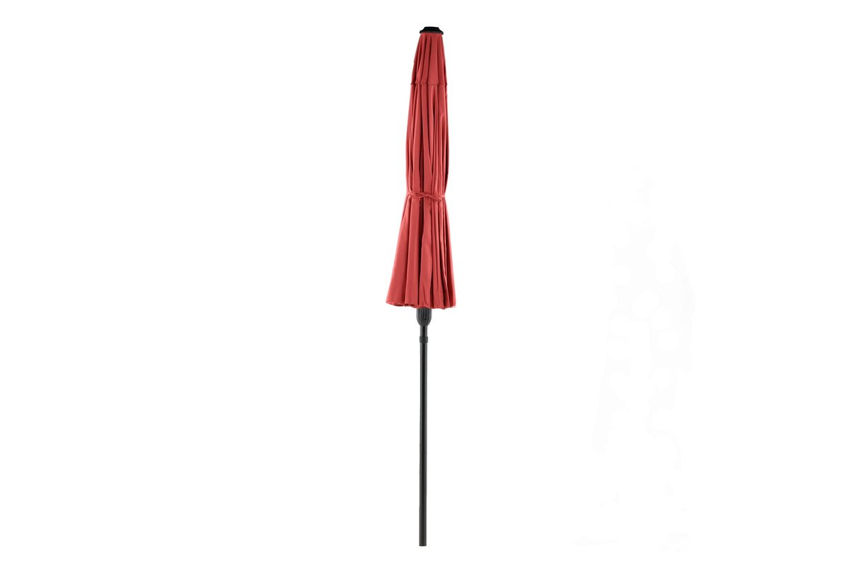 Parasol Rivierra – Ø270 cm in de kleur Rood
