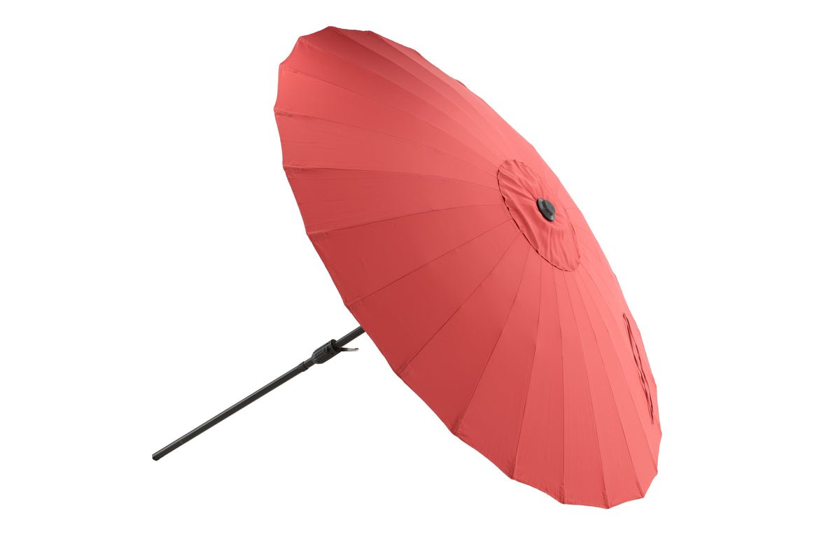 Parasol Rivierra – Ø270 cm in de kleur Rood