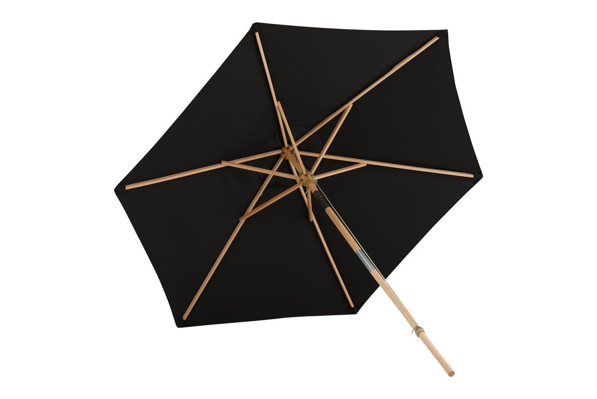 Tuinparasol Valenza – Ø250 cm in Zwart of Wit