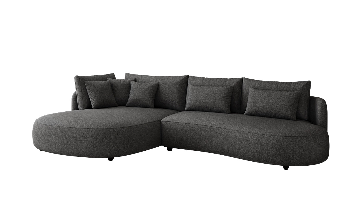 Designer hoekbank Ando Mini in structuurstof