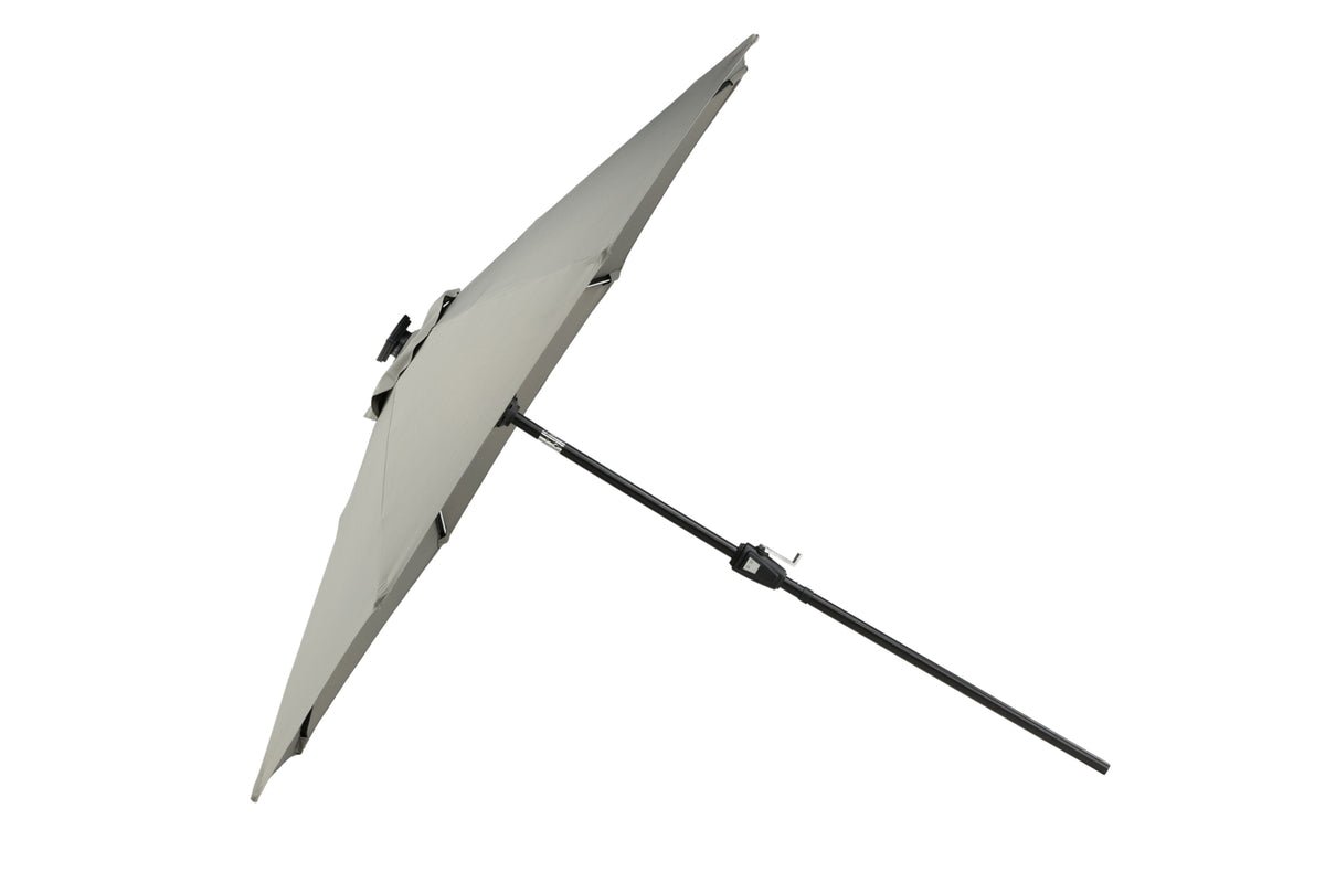 Parasol Lightning – Ø270 cm in keuze uit Zwart of Grijs