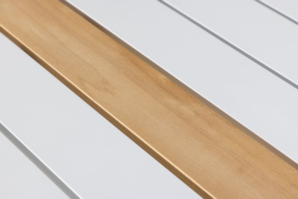 Tuin tafel Nuru - Teakhout en aluminium voor stabiliteit en duurzaamheid