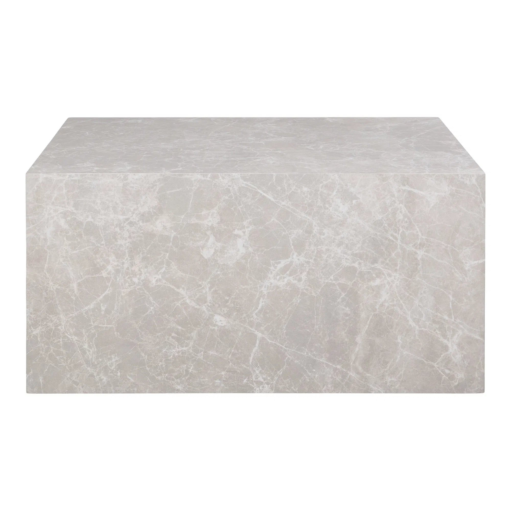 Designer salontafel Paris in marmerlook 60x80x40 cm