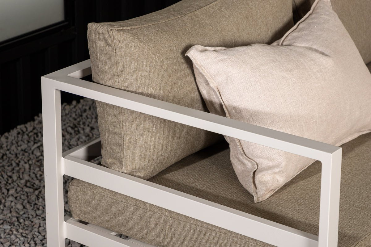 Tuinbankmodule Borelio - In beige of bruin aluminium