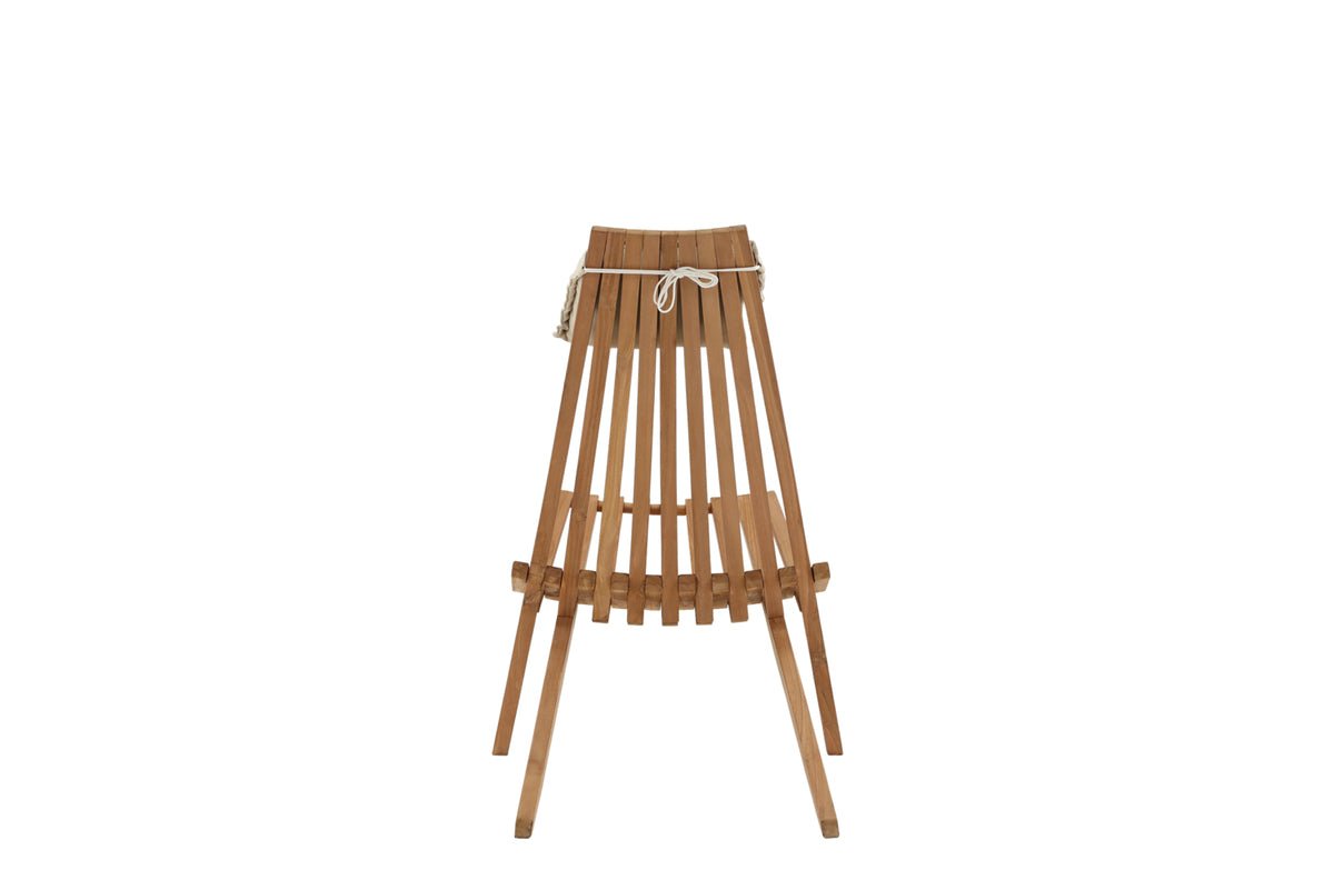 Tuinstoel Savanna - van teakhout in natuurlijke look